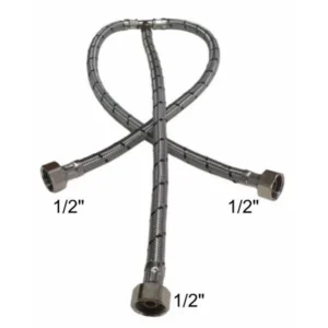 Tubo de abasto 1/2” - 1/2” - 1/2”