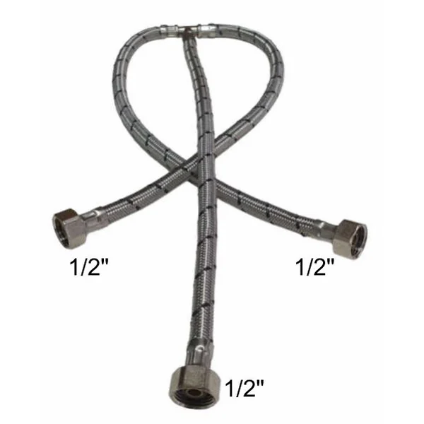 Tubo de abasto 1/2” - 1/2” - 1/2”