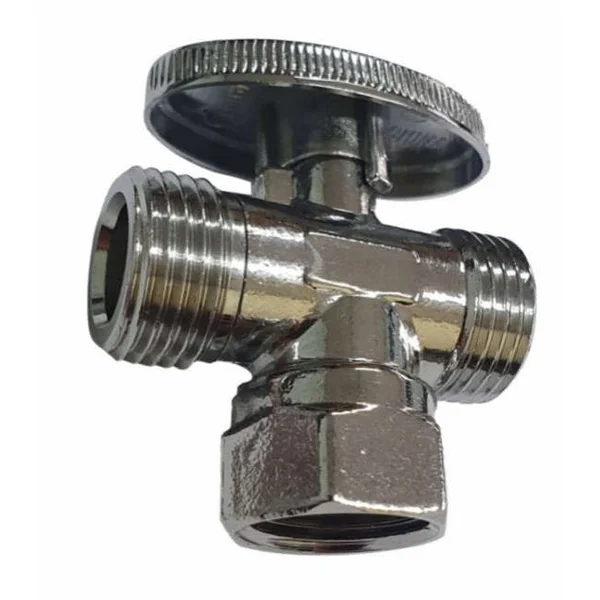 Llave doble 1/4 de vuelta 1/2" - 1/2" - 1/2"