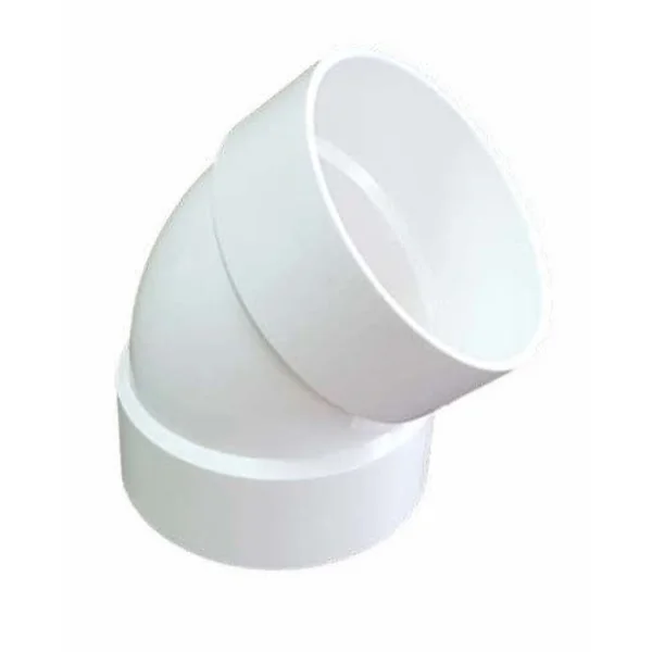 Codo 45° PVC sanitario
