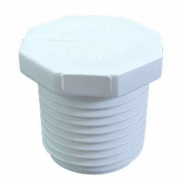 Tapón rosca macho PVC SCH40 1/2"