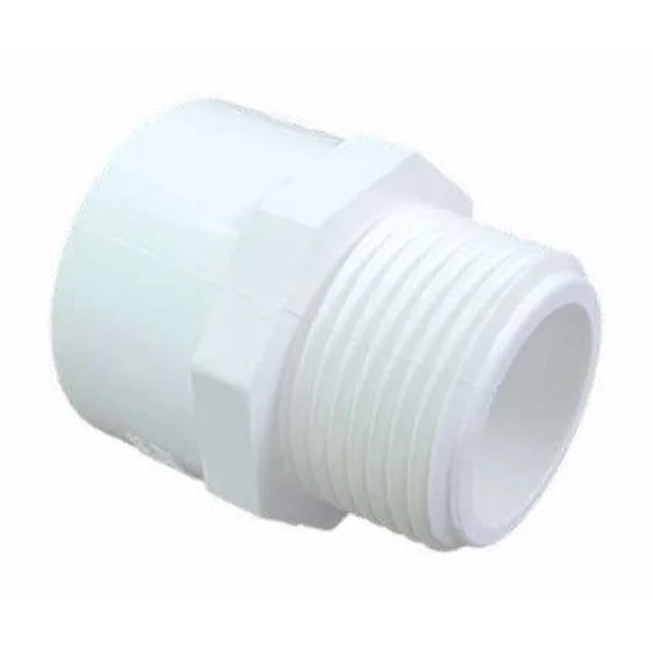 Adaptador con rosca macho PVC SCH40