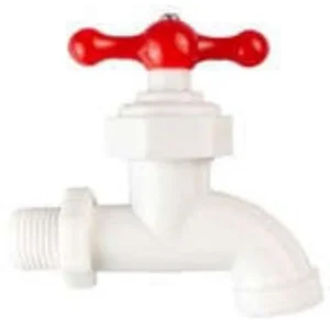 Llave de chorro de PVC 1/2"