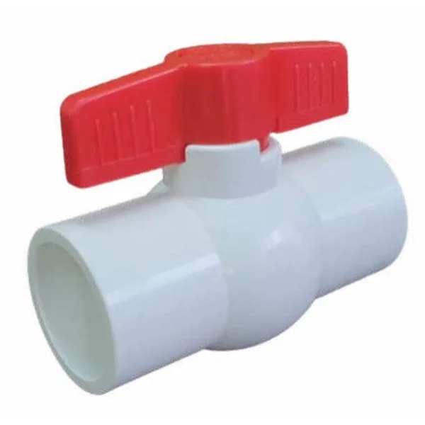 Llave de paso de PVC