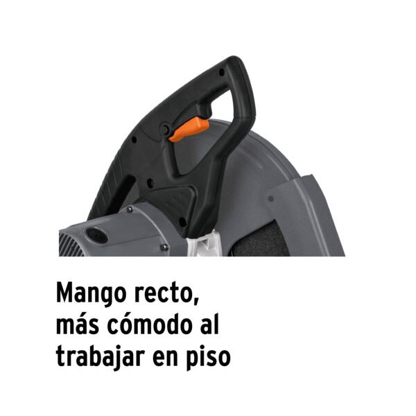 Tronzadora / cortadora de metal 14", mango recto, 2200 W