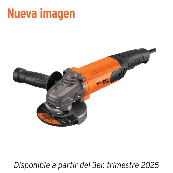 Esmeriladora angular 4-1/2", 1100W, TRUPER PRO