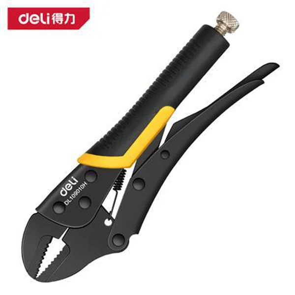 Alicates De Presion Mordaza Recta Negra 10"