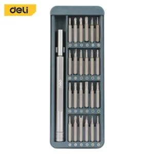 Set De Desatornilladores De Presición 25 Pcs, 1 Conductor, 6 Pcs Phillips, 6 Pcs Planos, 6 Pcs Torx, 6Pcs Variado