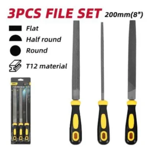 Set de limas 3 piezas