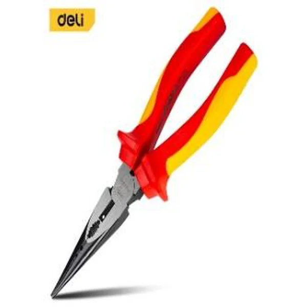 Alicate De Punta Covertura Plástica Aislante Eléctrico 8"