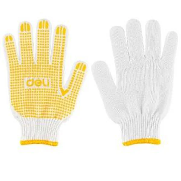 Guantes De Punto Y Puntos De Pvc 12 Par Xl