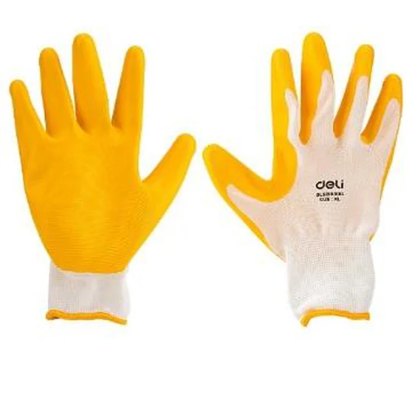 Guantes De Punto Y Puntos De Pvc 12 Pares Talla Xl