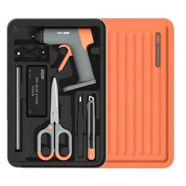 Set De Herramientas Para El Hogar 6Pcs / Pistola Para Goma Caliente / Easy Home